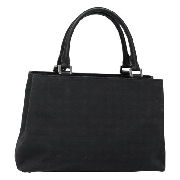 CELINE C Macadam Canvas Hand Bag Black - Picture 1 of 12